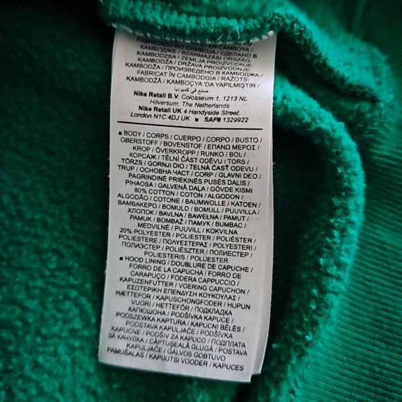 Nike Women's Sportswear Phoenix Green Fleece Oversize Size Medium - Picture 8 of 10